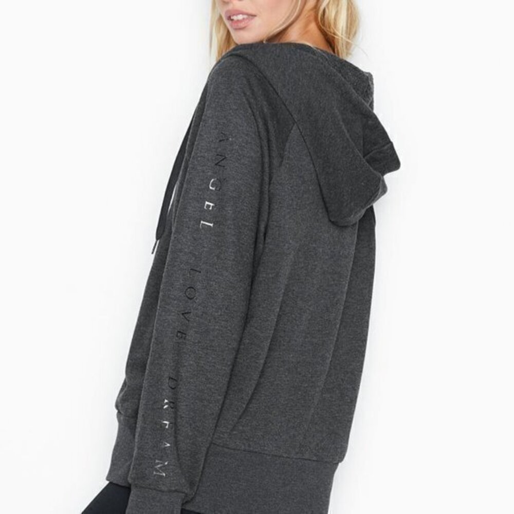 Victorias Secret Hoodie XS Charcoal Jacket Angel